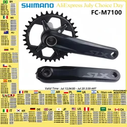 SHIMANO SLX M7100 M7120 Crankset 12S MTB Bike 170mm 175mm Chainwheel M7100 30T M7100 32T 34T Bicycle Crankset Bike Cycling