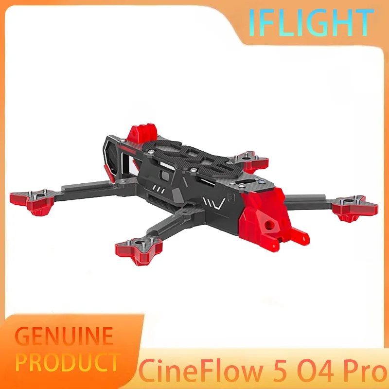 

IFlight SH CineFlow 5 O4 Frame Kit 5inch (DeadCat) Wheelbase 222mm With 5mm Arm for DJI O4 Air Unit RC FPV Drone