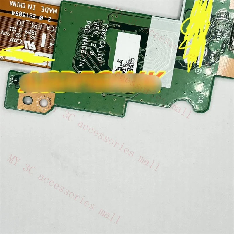 Original for Asus Chromebook Flip c302c c302ca IO power button board cable 60nb0df0-101010 test OK