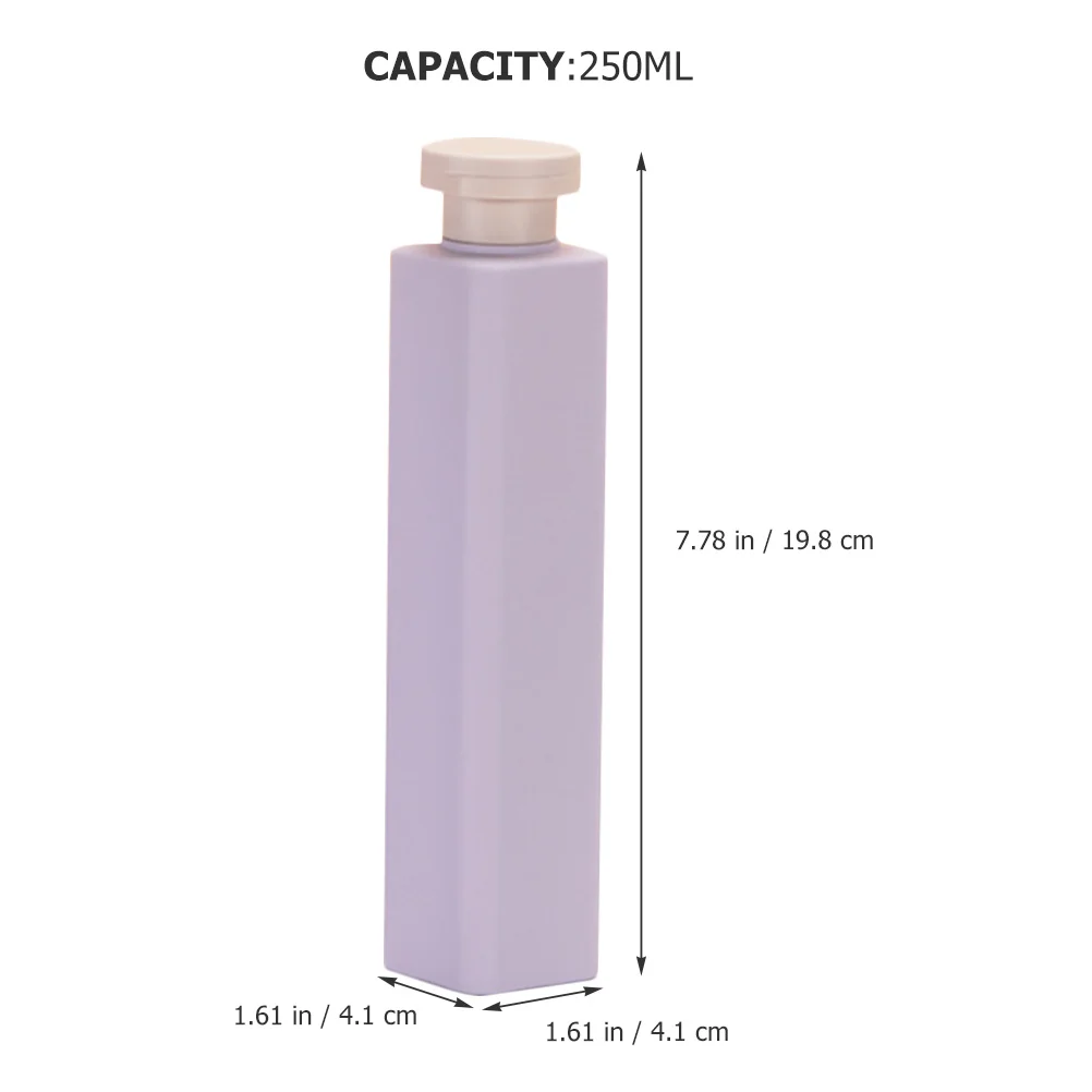 

3pcs 250Ml Refillable Liquid Dispenser Bottles For Shampoo Soap Bathroom Travel Leak-Proof Empty Containers Personal Care Pump