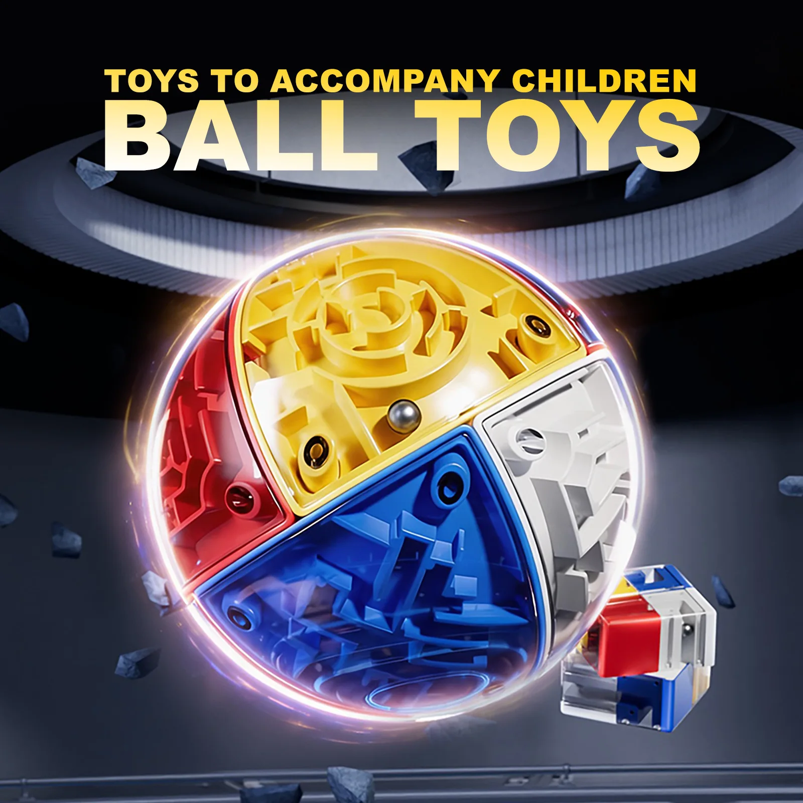 3D Maze Magic Cube Fidgeting Toys Kids Labyrinth Creative Puzzle Intelligence Cube Logical Thinking Anti Stress Educational Toys