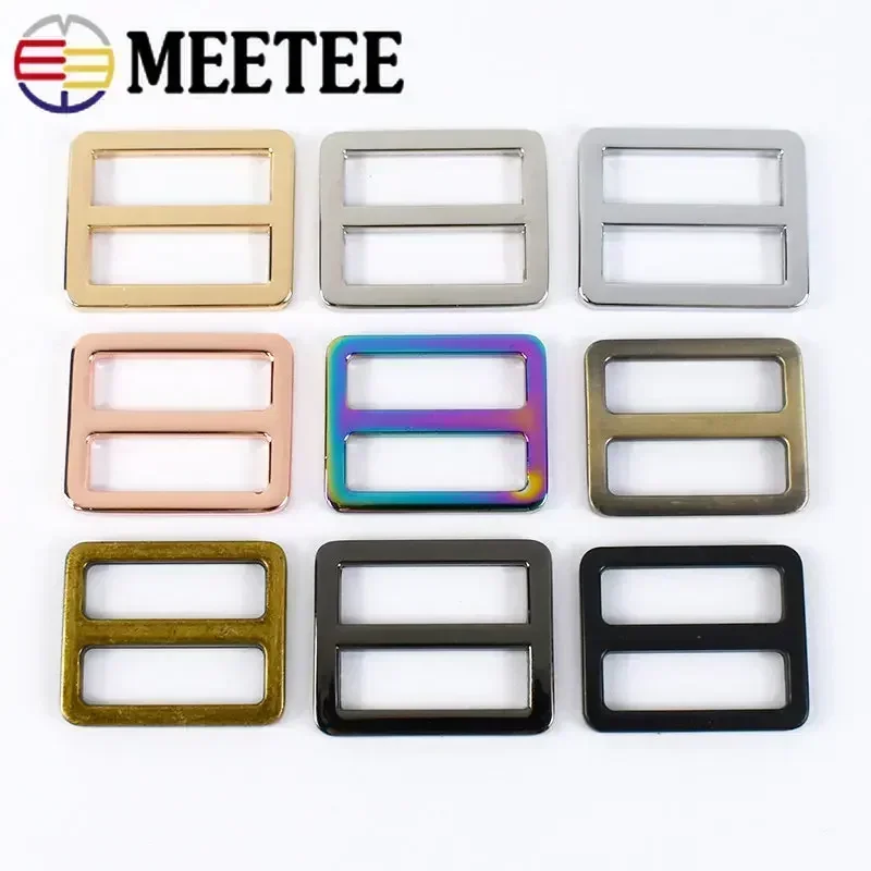 

5/10Pcs Metal Tri-Glide Buckles 25/32mm Bags Strap Clasp for Webbing Backpack Pet Collar Adjuster Hooks DIY Hardware Accessories