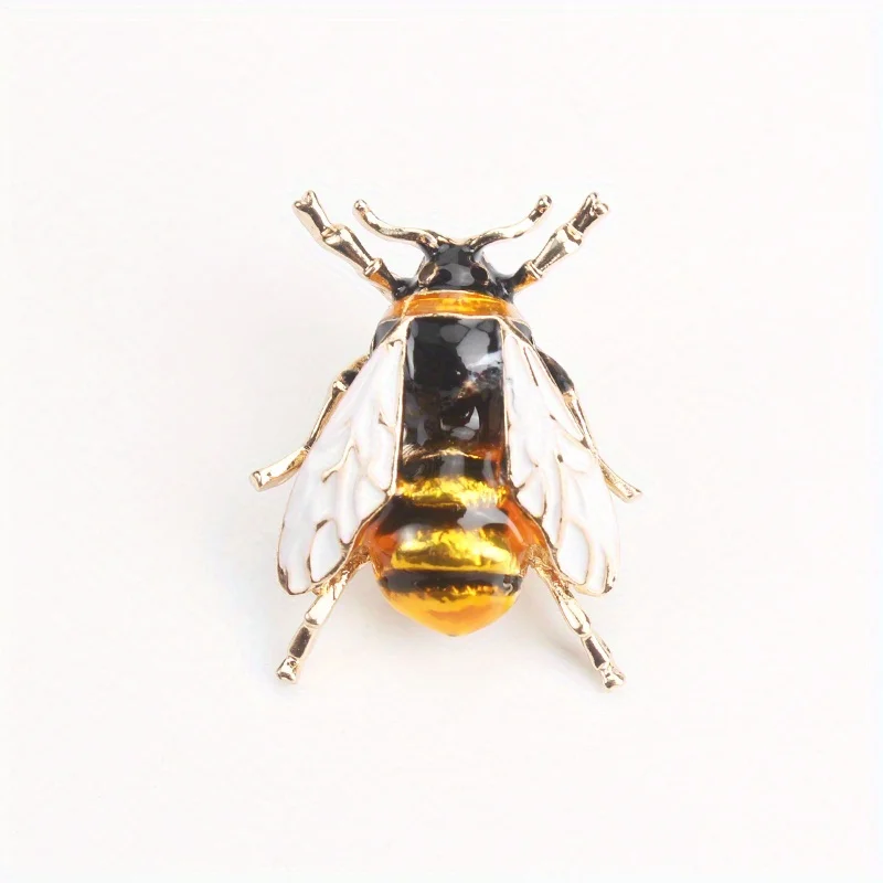 أزياء الإبداع شخصية مزاجه يقطر النفط المينا النحل بروش #5