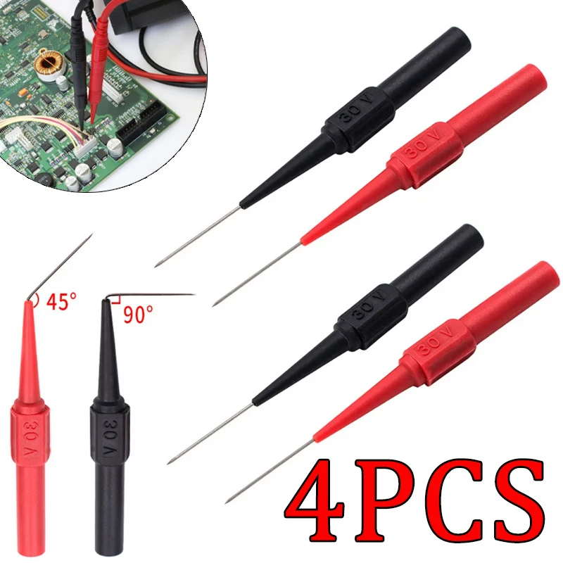 

30 В автомобильный игольчатый наконечник, диагностический инструмент, мультиметр, удлинитель тестового провода, игольчатый наконечник для пирсинга, зонд, инструмент для ремонта автомобиля