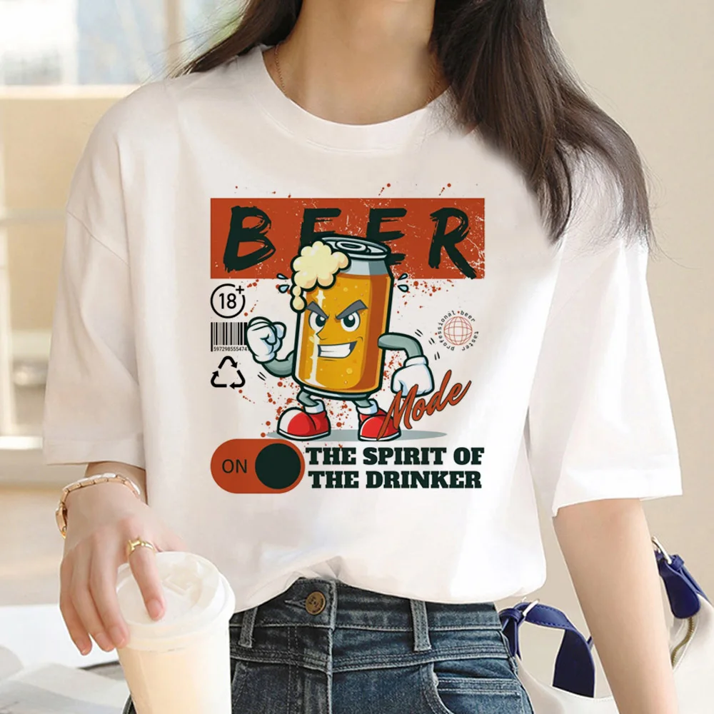 

Beer t shirt women manga comic tshirt female designer clothing