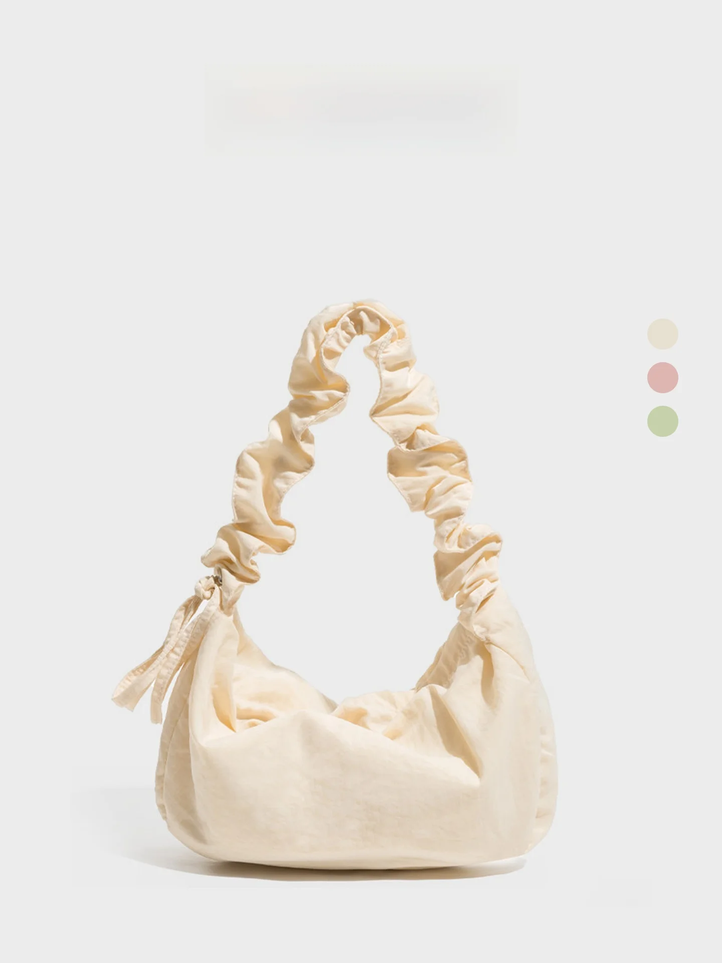

Cloud Shape Dumpling Bag Women's Crossbody Shoulder Bag Korean Style Soft Nylon Material Macaron Element Dig Bag Summer New S...