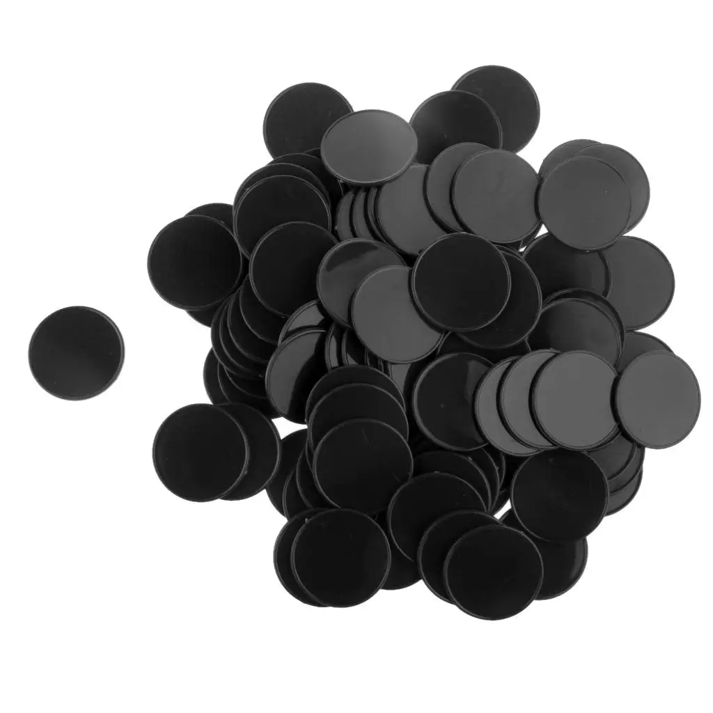 

Texas Poker Chips Plastic Craft Chips Reusable Tokens for Board Game Night and Covers for Board Game Cards