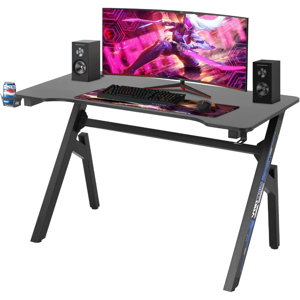 

Modern Ergonomic Racing-Style Computer Desk: Gaming/Student/Office Writing Workstation with Carbon Fiber