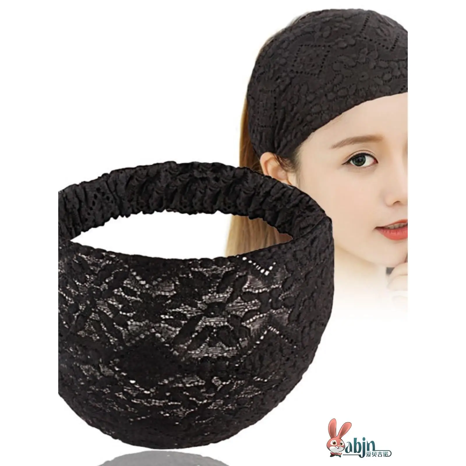 

Весенне-летняя тонкая простая женская повязка на голову с широким кружевом, шапочка-повязка для волос, головной убор, аксессуар для волос