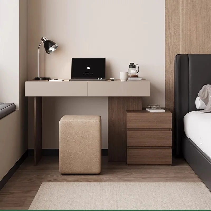 Desgin Light Luxury Dressing Table Modern Service Makeup Storage Vanity Table Bedroom Console Vestidores Postmodern Furniture