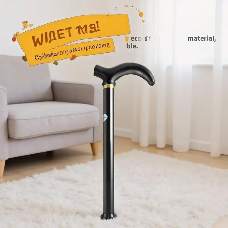 عصا المشي تلسكوبية من سبائك الألومنيوم، قطعة واحدة من عمود المشي لمسافات طويلة قابلة للطي، أداة رائعة للاستخدام الخارجي لكبار السن