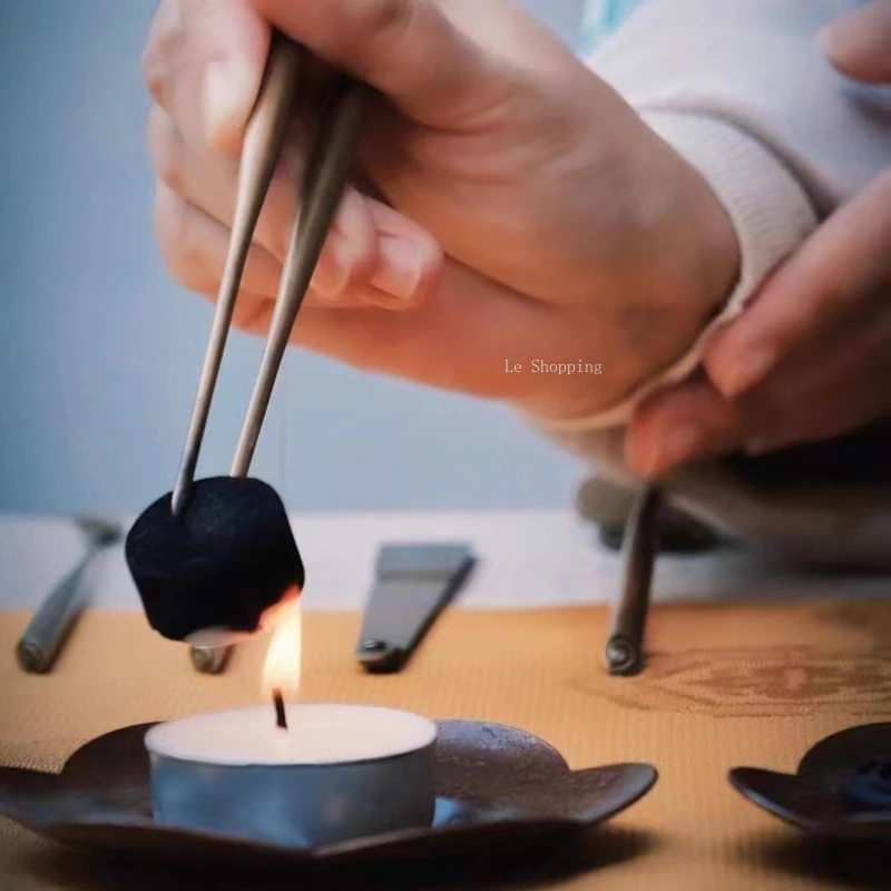 15 Pieces/box Incense Charcoal Ball/Incense Seal Furnace Fire Buried Hand Stove Warming Carbon Incense Lore Supplies Purify Air