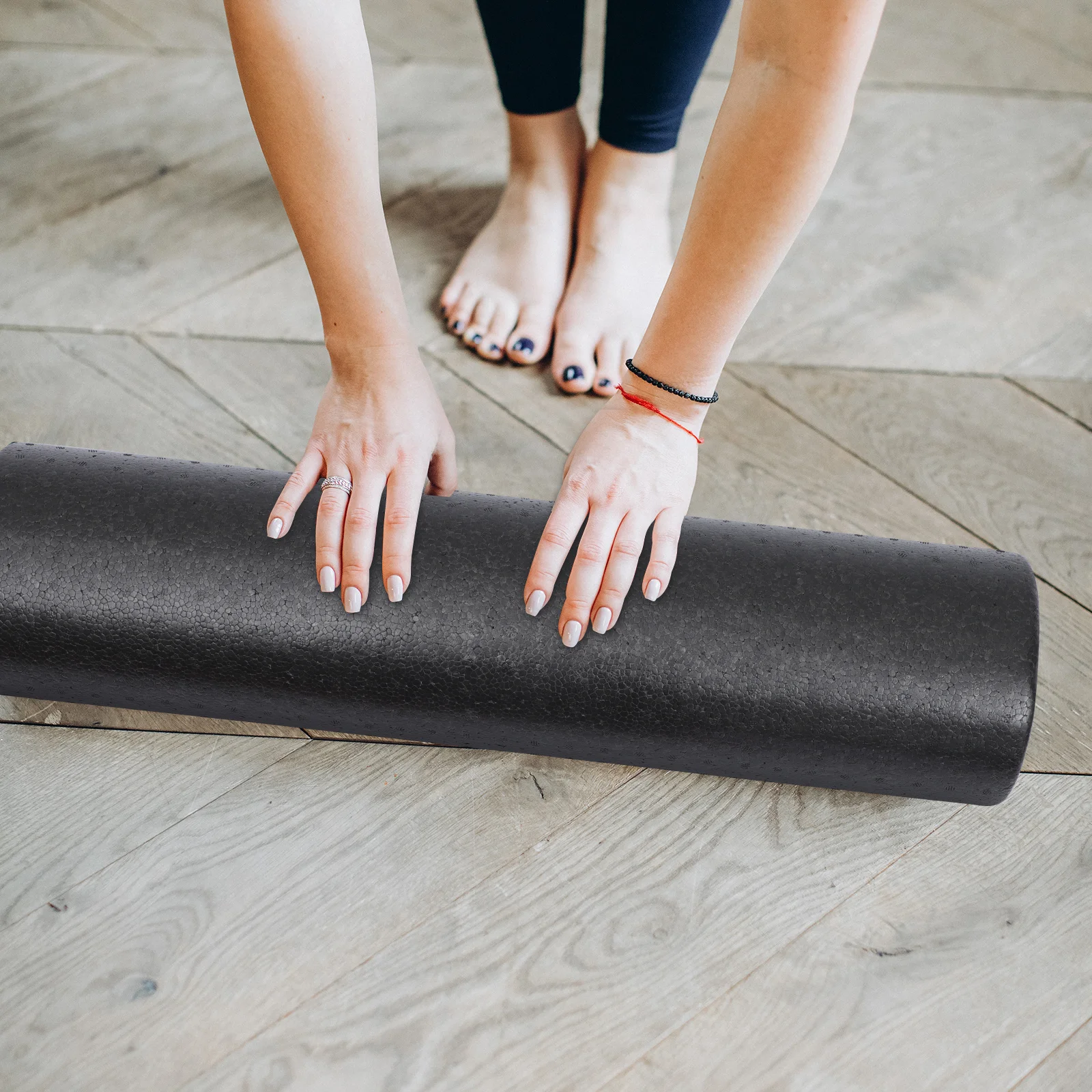 

1pc Yoga Premium Muscle Tool Back Shoulder Neck Massage Semicircular Body Roller Yoga Exercise Pain Relief