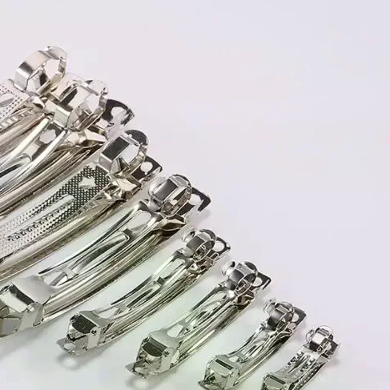 NEW 10pc French Barrette Style Spring Hair Clips Base Automatic Clip Blank Width Setting Bow Hairpin Supplies For Jewelry Making