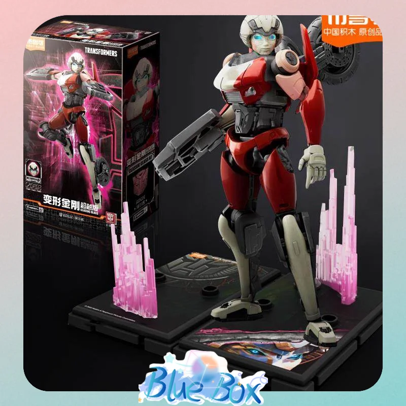 

Blokees Beyond Edition Shattered Glass Nemesis Prime Buildable Figure with Bumblebee Collectible Model Kit Collection gift