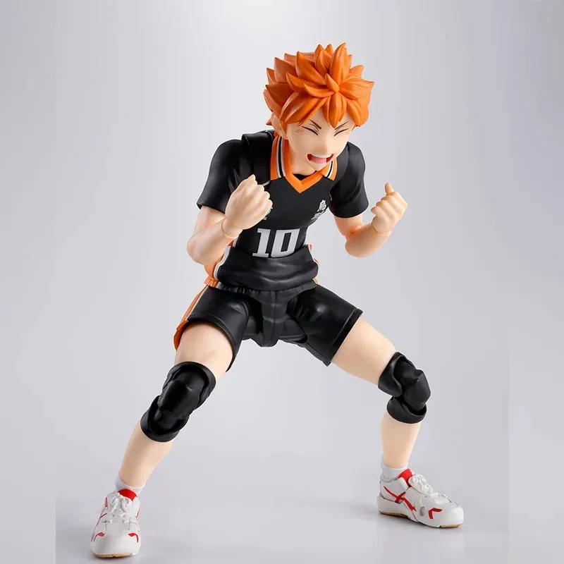 BANDAI Original S.H.Figuarts Haikyuu!! Shoyo Hinata Actionfigur Spielzeug für Jungen Mädchen Kinder Geschenk Sammlerstück Modell Ornamente