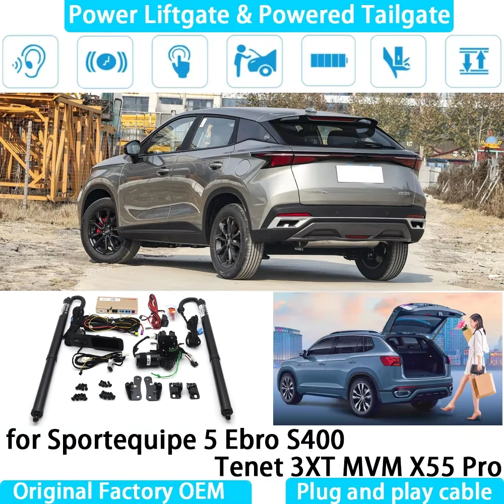 for Sportequipe 5 Ebro S400 Tenet 3XT MVM X55 Pro Automatic Electric Power Liftgate Powered Tailgate Strut Tail Gate Lift System