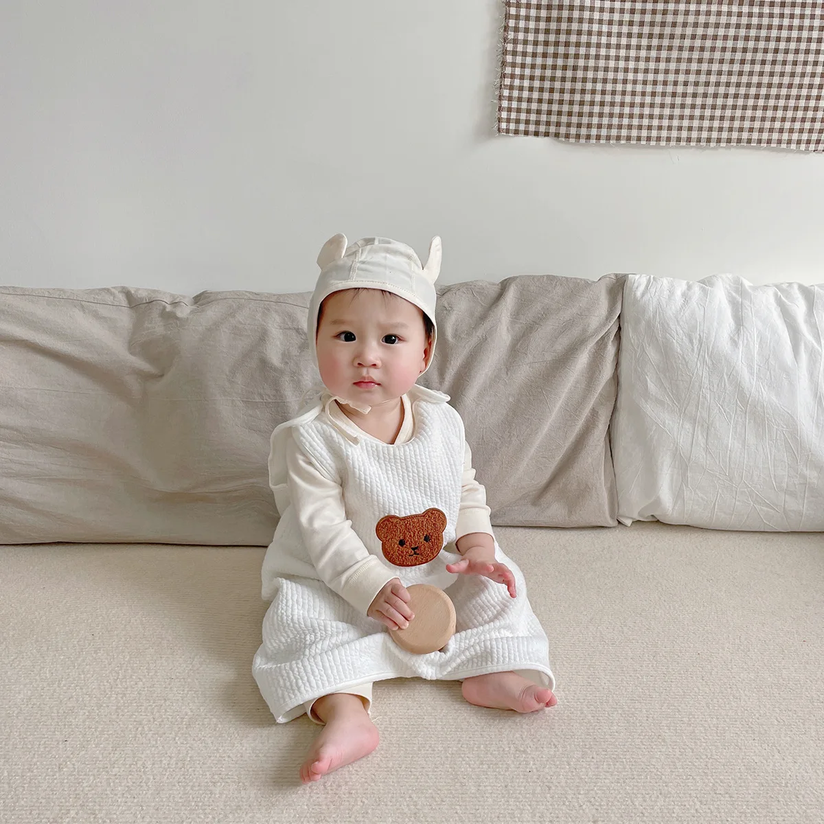 

Baby Air-conditioned Room Summer Anti Kick Quilt Korea Baby Bag Summer Sleeveless Vest Pajamas Blanket Sleepers