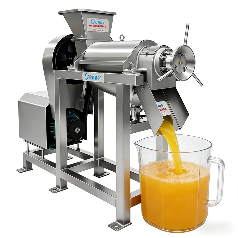 

High Efficient Industrial Cold Press Fruit Juice Screw Extractor Vegetable Spiral Crushed Juicer Making Machine