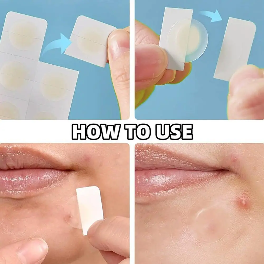 360 قطعة + 12 قطعة رقعة حب الشباب غير المرئية الغروانية المائية لتغطية الزيت والعيوب، رقعة حب الشباب الغروانية المائية النهارية للعناية بالبشرة #6