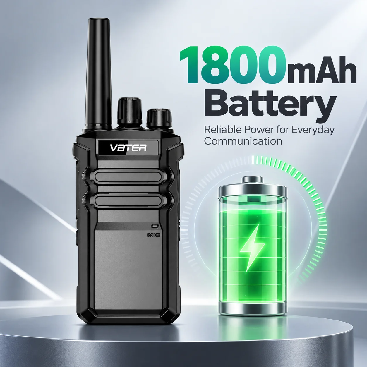 VBTER VBT-77 Walkie Talkie with Multi-unit Charging, TYPE-C Quick charge，UHF PMR446MHz Handheld Two-Way Radio，Applicable team