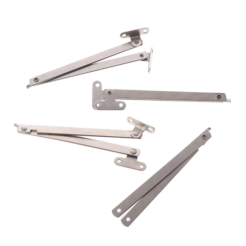 Cabinet Furniture Doors Close Lift Up Stay Support Hinge Stainless Steel Two Fold Pull Rod Kitchen Accessories