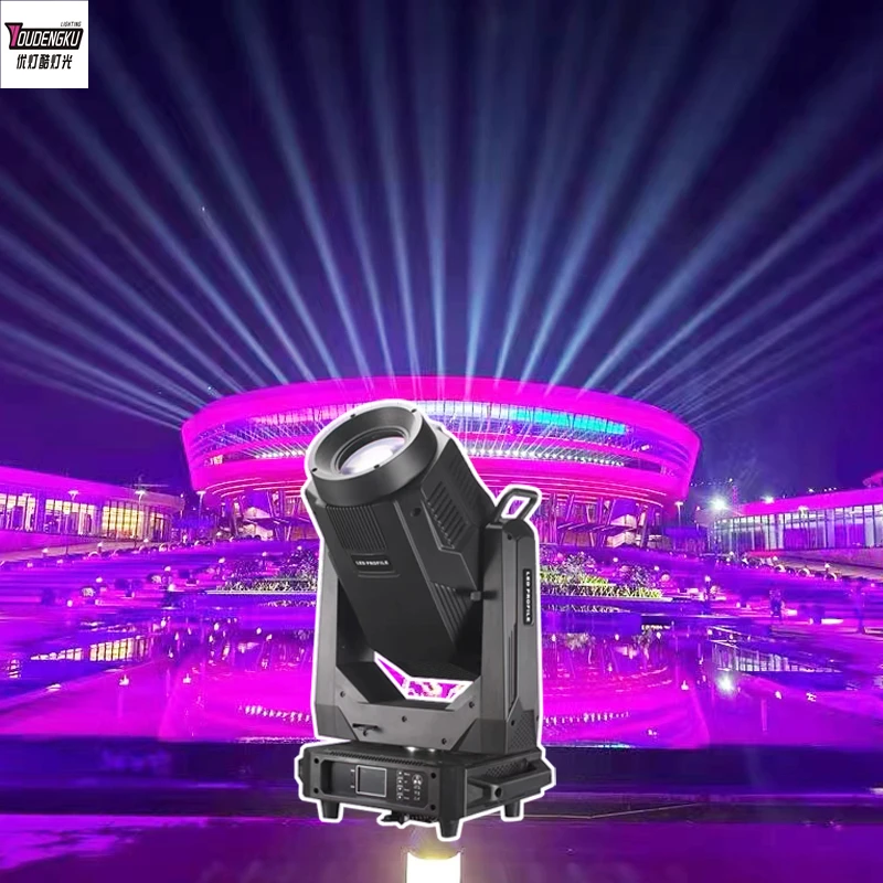 4 قطع مصابيح LED عالية الطاقة 1000 وات بنمط قطع الرأس المتحرك