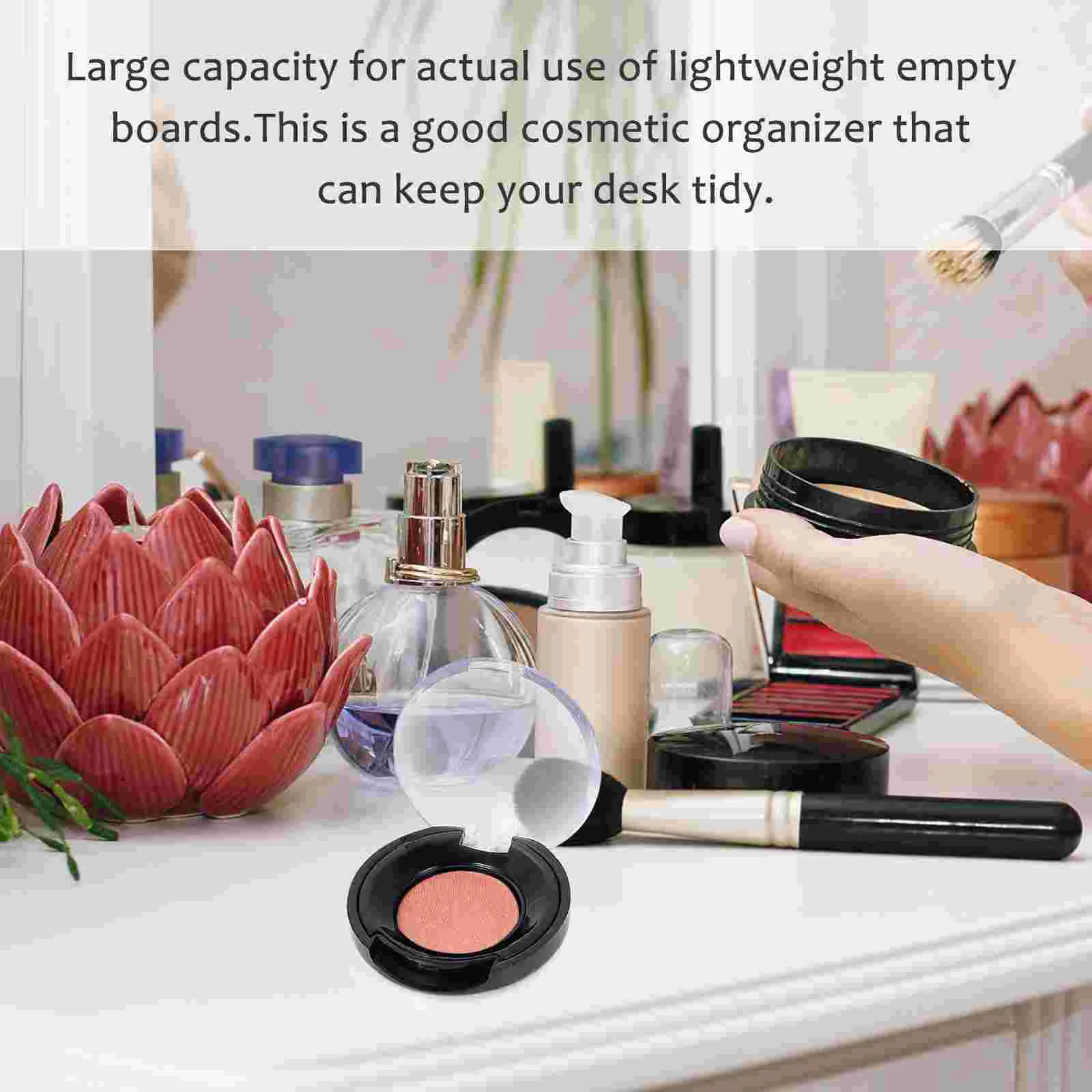 8 Pcs Eye Shadow Blank Home Use Eyeshadow Container Small Case Cosmetics Sub Refillable Blusher