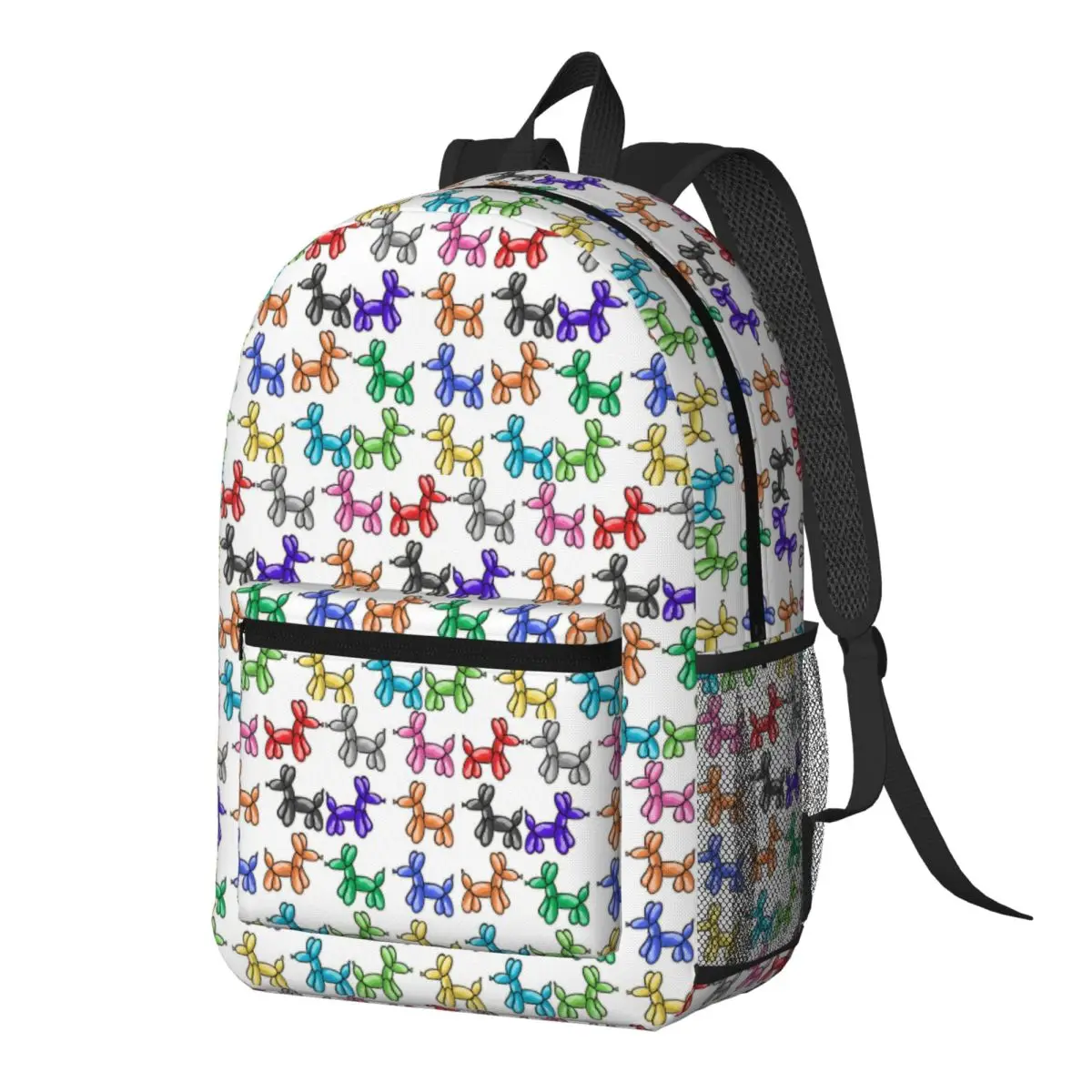 

Balloon Dogs Backpack Daypack Large Capacity Children BookBag School Bag Shoulder Bags for Men Women