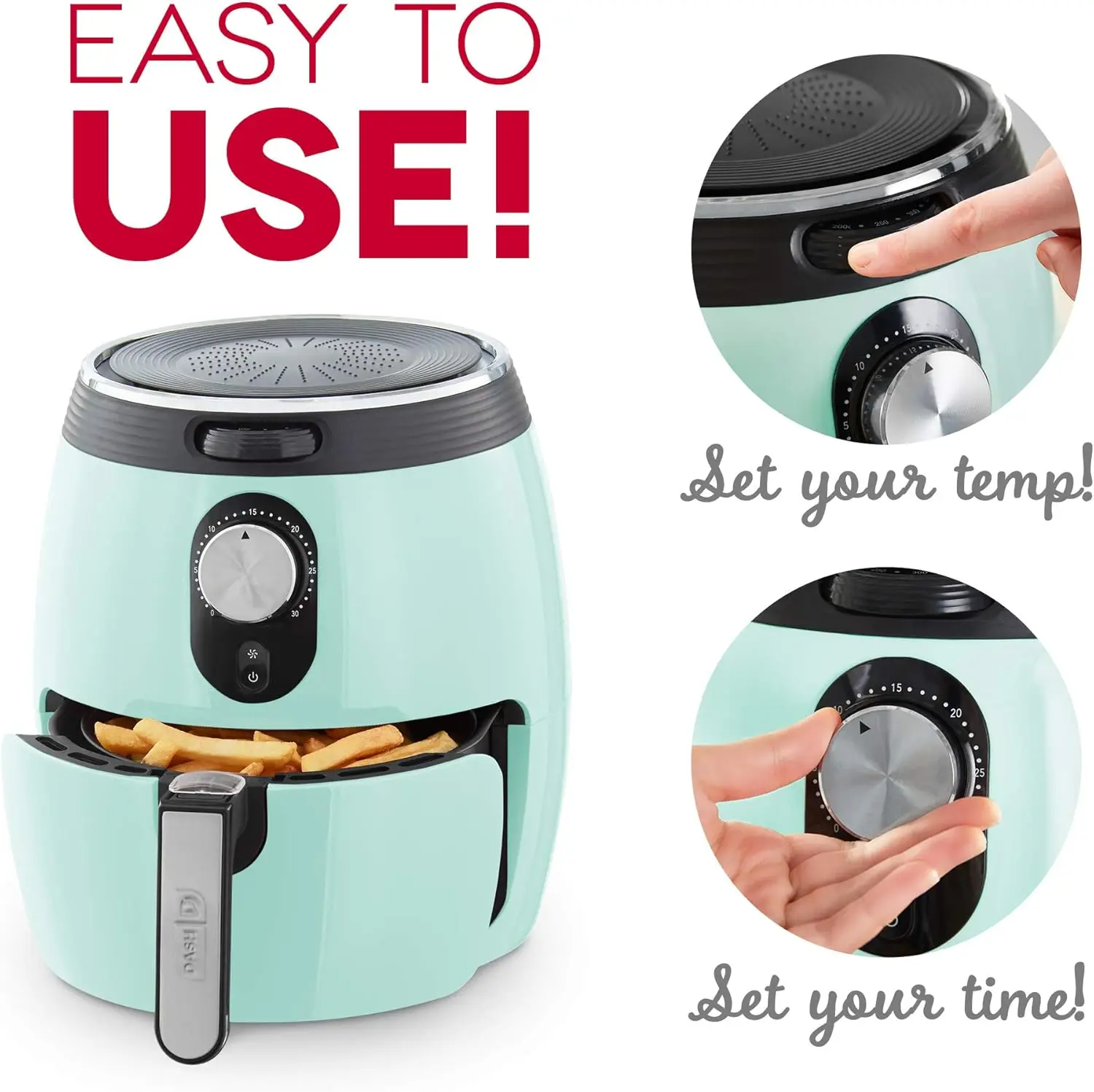 مقلاة هوائية كهربائية فاخرة + طباخ فرن مع التحكم في درجة الحرارة، سلة قلي غير لاصقة، دليل الوصفة + ميزة الإغلاق التلقائي، 12