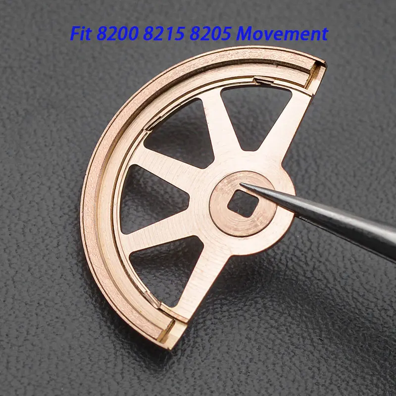 Rose Hammer Metal Oscillating Weight Modified Rotors For 8285 8200 8215 8205 Movements Watch Parts Replacements