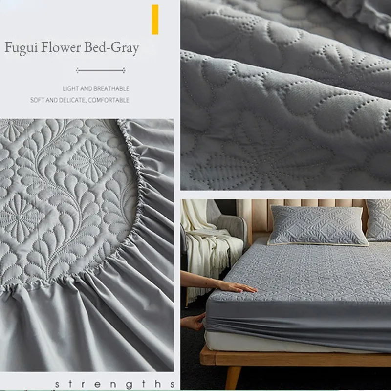 180x200cm Mattress Cover 100% Waterproof Urine Thicker Embossed Mattress Protector Bedspread on The Bed Queen King Twin Size 1Pc