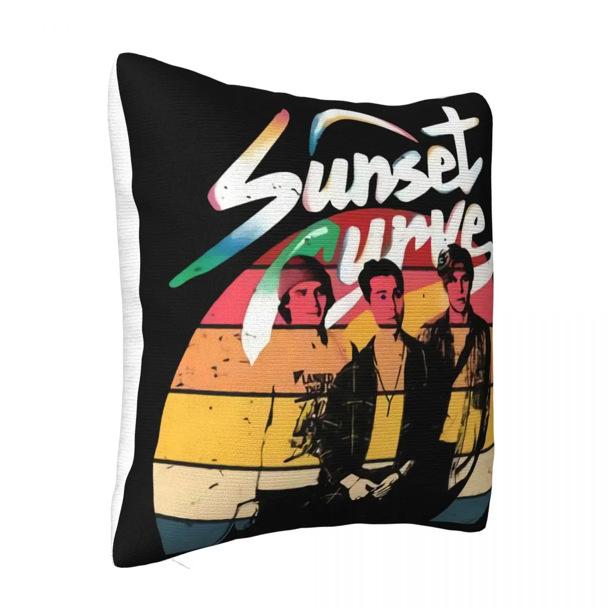 Sunset Curve Logo Julie And The Phantoms Julie And The Phantoms Su Popular Style Surprise More Size Pillow Case