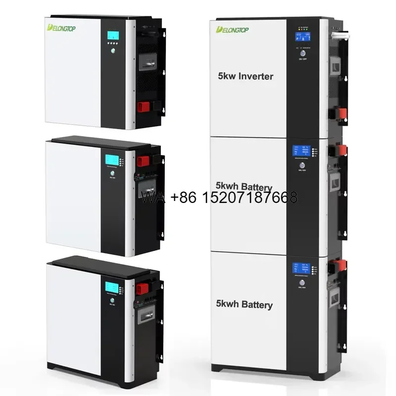 Wmwmnu for 5kw Off Grid Inverter All in One Battery System 48V 100Ah 200Ah 300Ah Lifepo4 Home Solar Power Lithium Ion