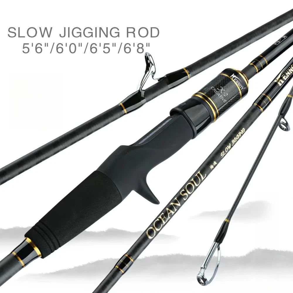 

1.68m 1.83m 1.98m 2.05m Shore Saltwater Tuna Sea Bass Light Fishing Rod Slow Pitch Jigging Rod