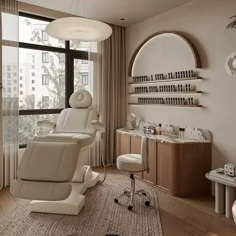 

Modern Design Electric 3 Motor Facial Massage Treatment Bed Portable and Adjustable Beauty Table