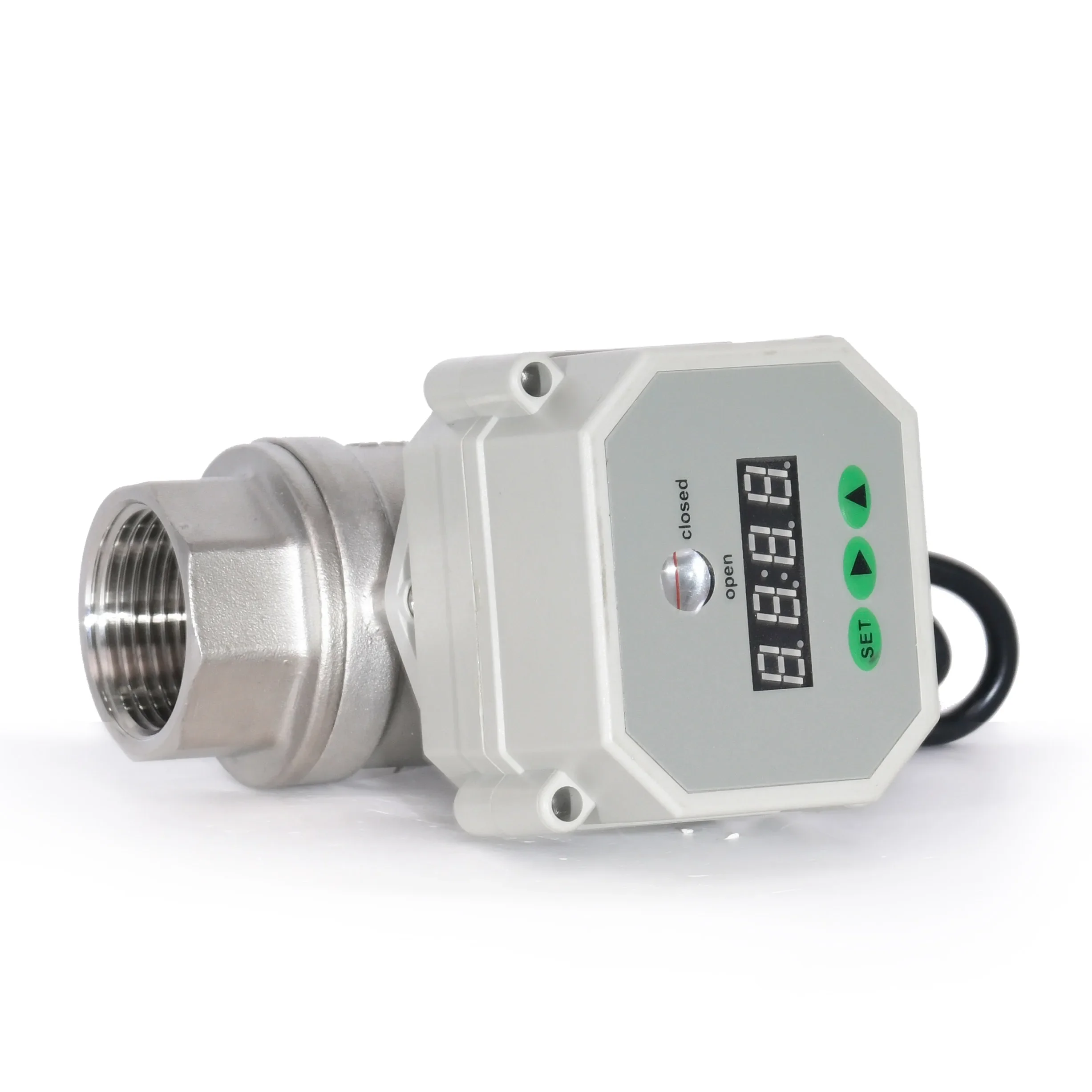 

cr201 DN8 DN10 DN1512Volt 2-Way 304 Stainless Steel Mini Electric Automatic Motorized Water Control Shut-Off Actuator Ball Valve