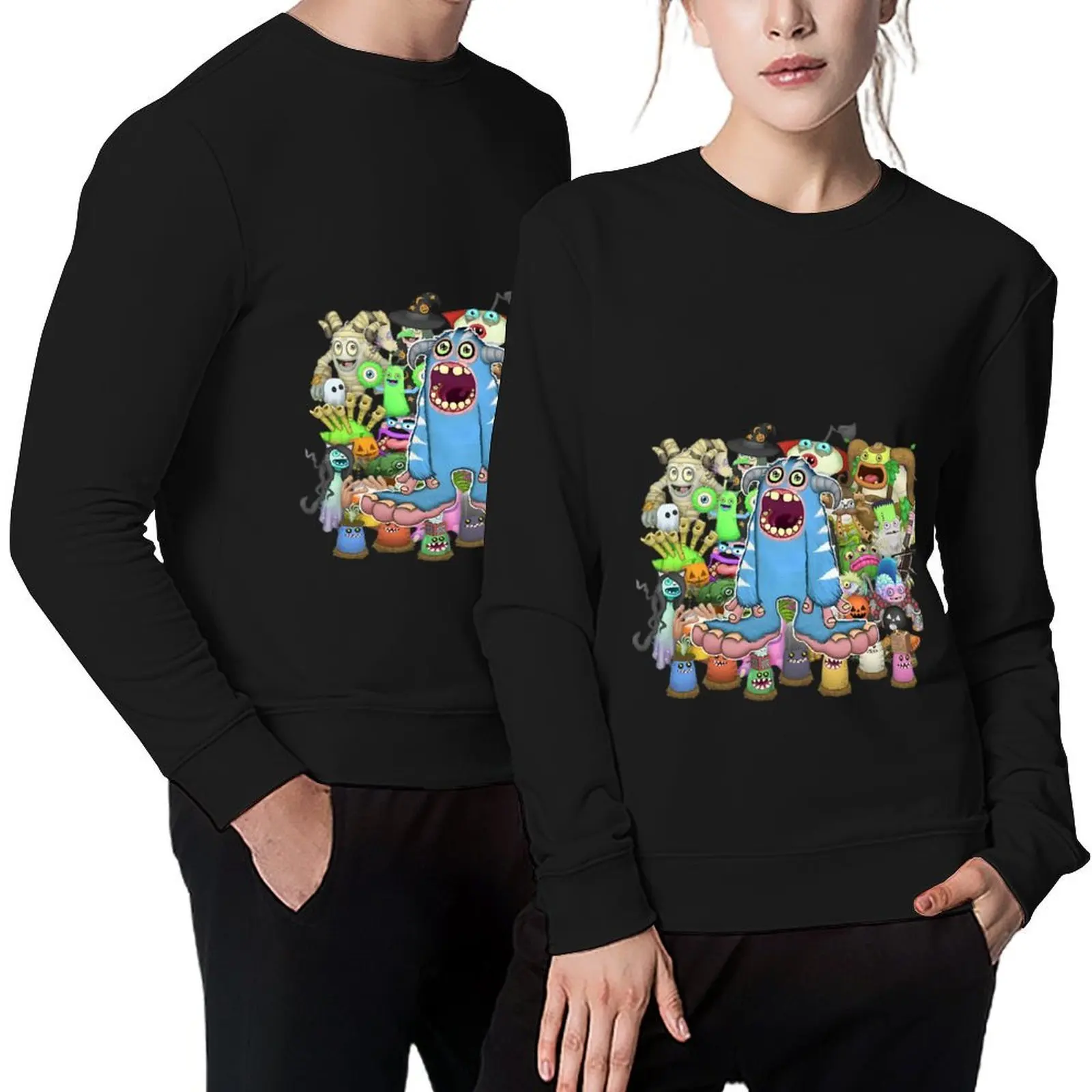 

My Singing Monsters characters Pullover mens clothing men's clothing men wear new sweatshirt