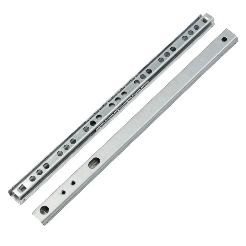 2Pcs Drawer Slides Silent Ball Bearing Two Way Pull Mini Micro Furniture Hardware Guide Rail Cabinet Cupboard Furniture Slide