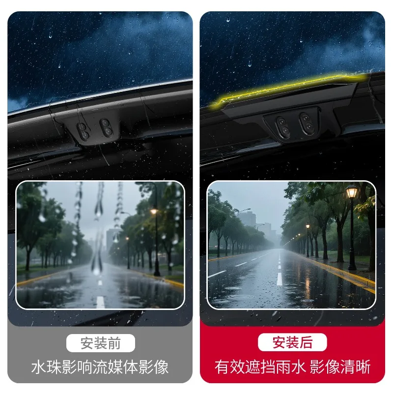 For AITO M7 M8 M9 Rear Camera Rain Cover Streaming Media Reverse Camera Rain Cover Car Exterior Modified Accessories