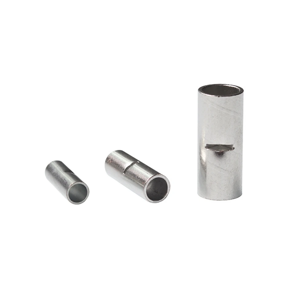 BN1.25 BN2 BN5.5 TL Non-insulated Butt Connetor Cold pressed terminals/ Wire Cable Connector
