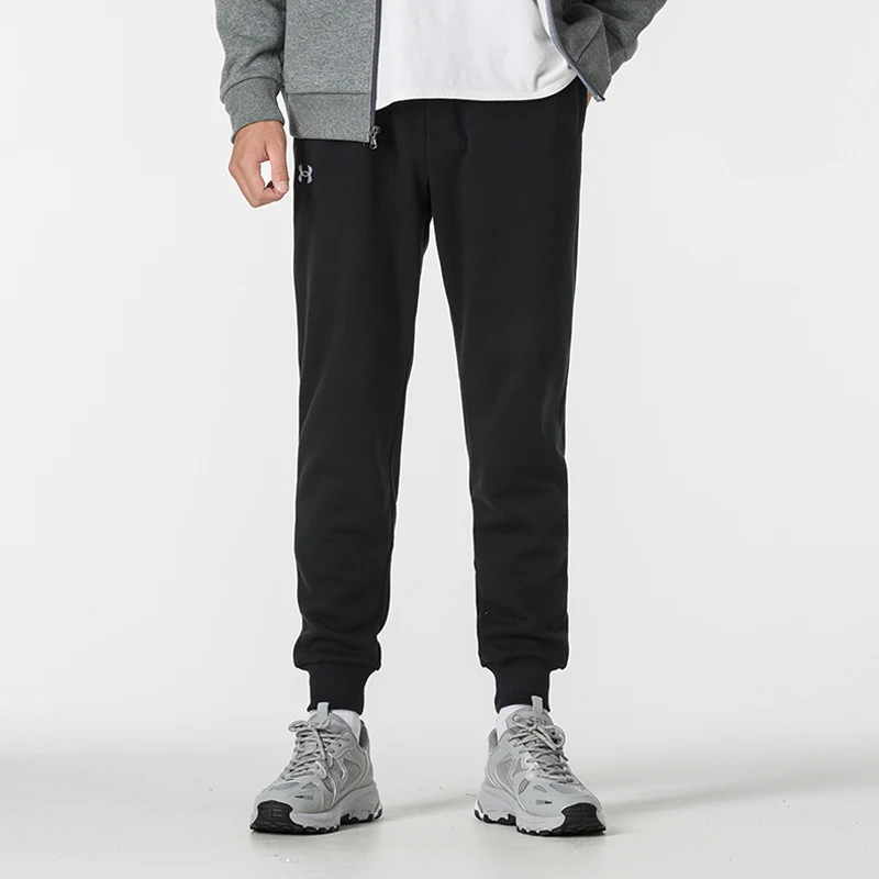 

Мужские спортивные брюки Under Armour Rival Fleece, свободные, удобные, универсальные, теплые повседневные брюки 1379867-001