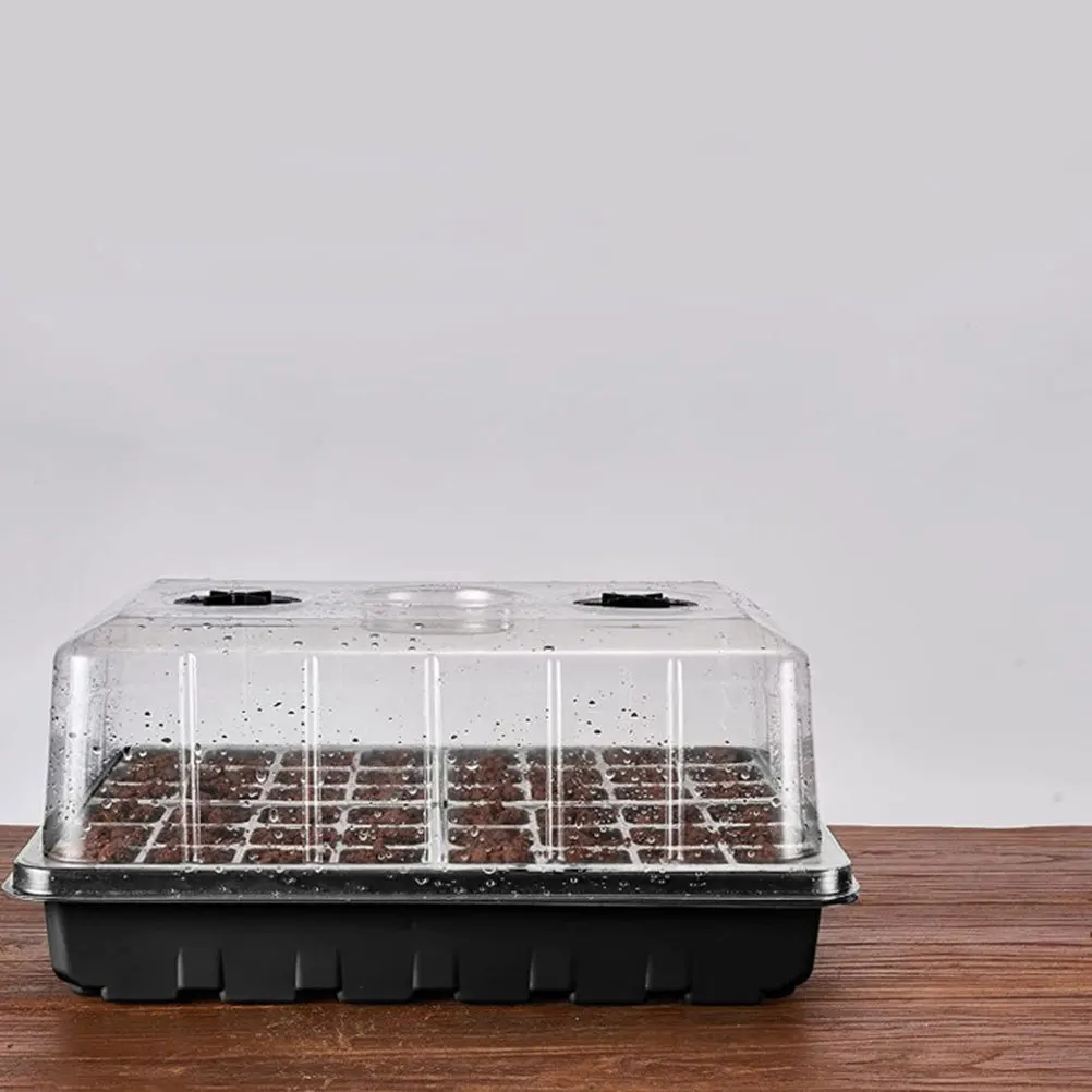 

1 комплект, коробка для проращивания растений с 24 отверстиями, материал премиум-класса из полипропилена для пшеничной травы, редиски, лотки для выращивания детских садов с несколькими отверстиями