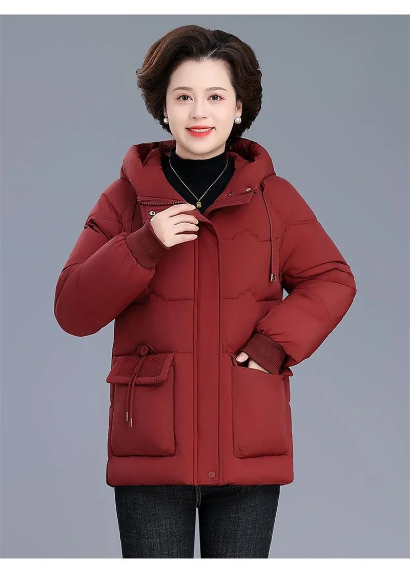 

Хлебная куртка, женская новая толстая хлопковая куртка, свободное теплое хлопковое пальто, новинка 2025 года, модная хлопковая куртка, универсальное зимнее пальто