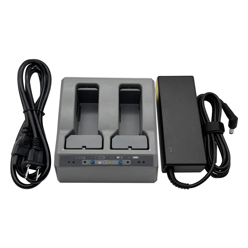 R10 S8 Dual Charger / Trimble Two Slot Charger 53018010 for Trimble 54344 GPS S8/S6 R10 Battery