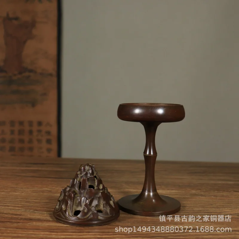 

Медный ароматизатор-курильница Boshan для дома, комнаты для работы, чайного столика, настольный декор