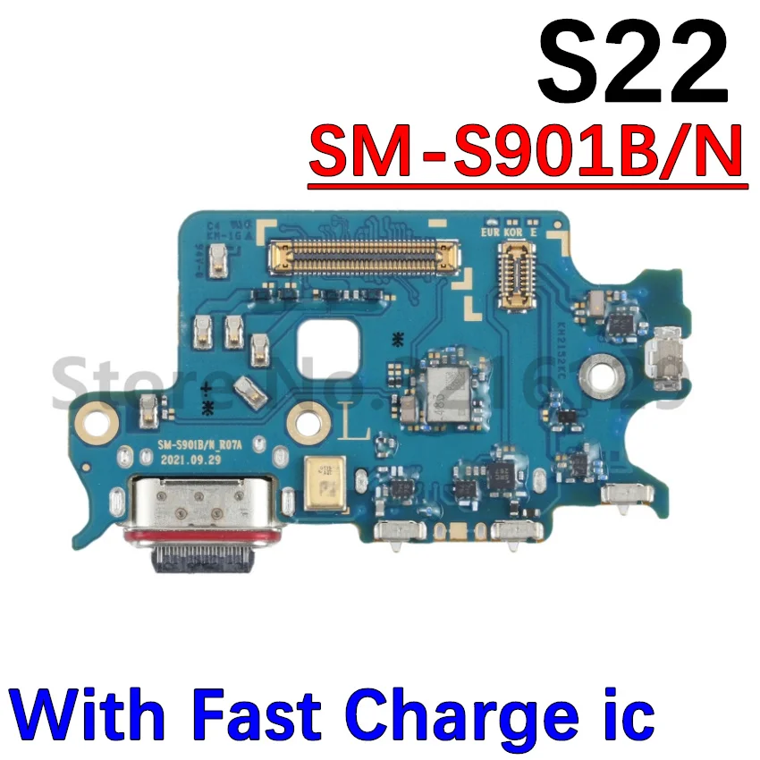 USB Port Charging Board Dock Connector Charger For Samsung Galaxy S22 Ultra S22+ S901 S906 S908 Motherboard Flex Cable