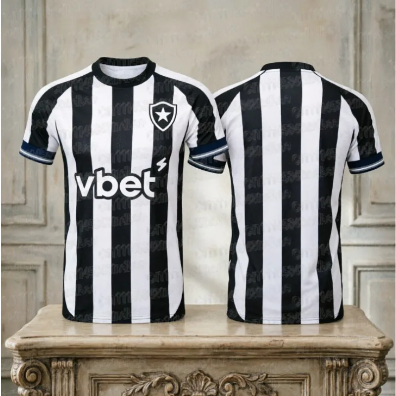 3D Printed Outdoor Sports Quick Drying Breathable T-shirt, Brazil Botafogo Football Jersey Thin Family T-shirt Short Sleeved