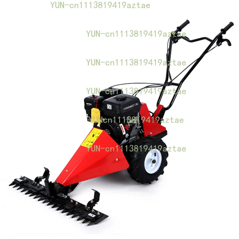 New Hand Push Lawn Mower, Heavy Duty Grass Cutter for Forest, Wasteland, Lawn, Cultivation & Weeding