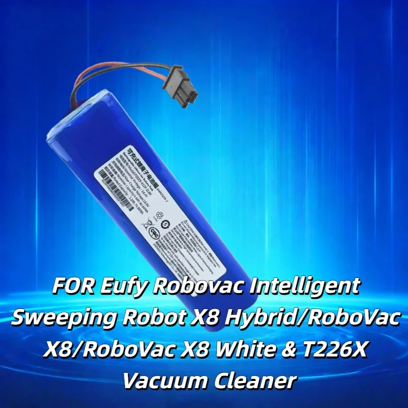 

14.4V 9800mAh Battery – FOR Eufy Robovac Intelligent Sweeping Robot X8 Hybrid/RoboVac X8/RoboVac X8 White & T226X Vacuum Cleaner